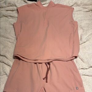 Figs Women's Sand Pink top